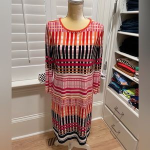 Eliza J print dress size 14